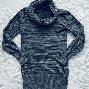 Limited Heather charcoal Cowl neck sweater